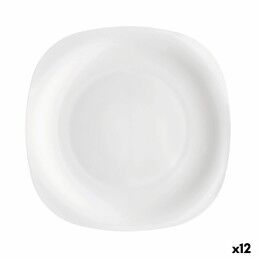 Luminarc|Recipiente de Cozinha Luminarc Smart Cuisine Redonda Branco Vidro Ø 28 cm (6 Unidades)