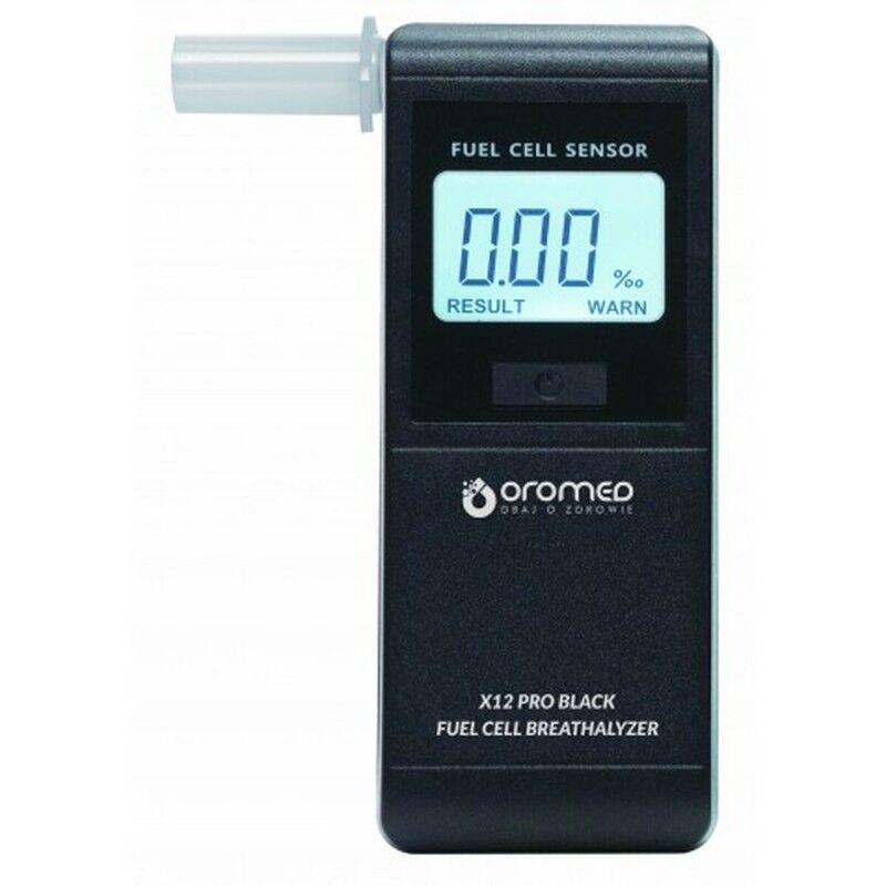 Oromed|Alcoolímetro digital Oromed X12 PRO BLACK Preto Oromed|Alcoolímetro digital Oromed X12 PRO BLACK Preto