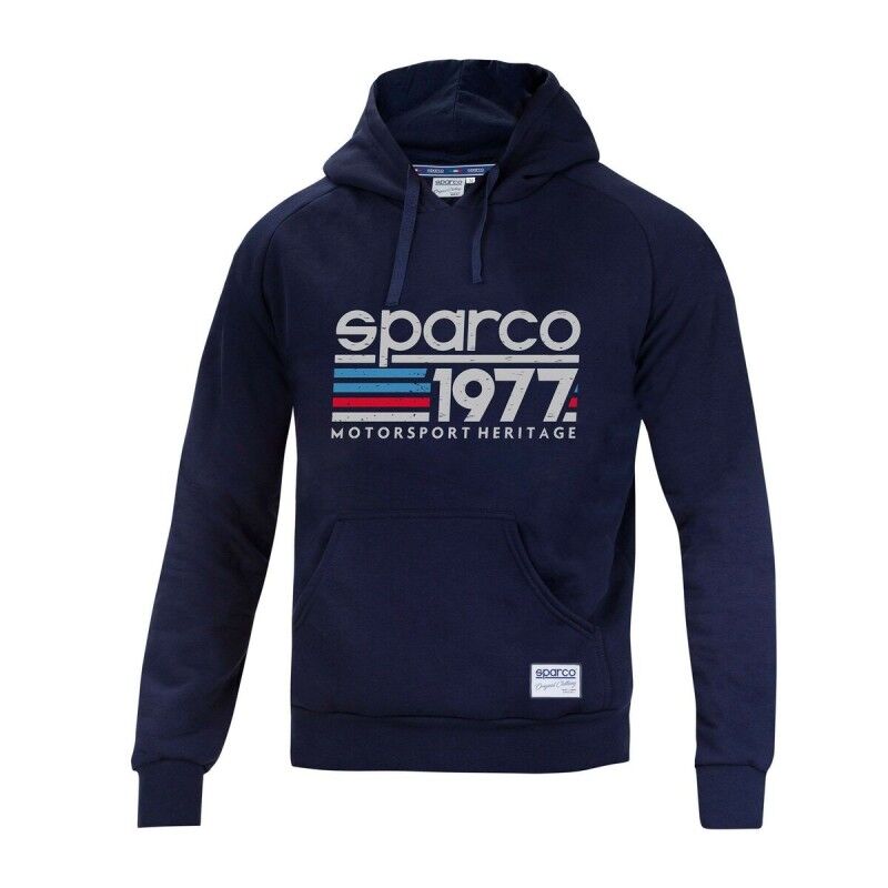 Sparco|Polar com Capuz Homem Sparco 1977 Azul escuro