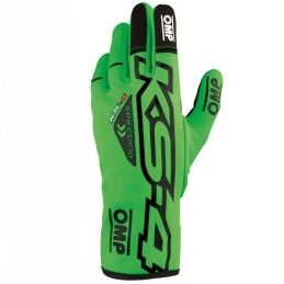 OMP|Luvas de karting OMP KS-4 Preto Verde