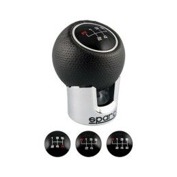 Sparco|Manípulo da Alavanca da Caixa de Velocidades Sparco Lazio Preto