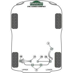 Powerflex|Silentblock Powerflex PFR5-4625 Barra de reforço