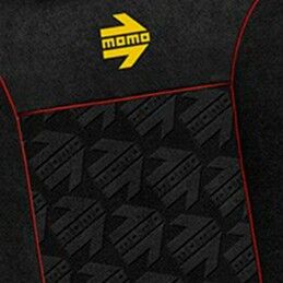 MOMO|Conjunto de Capas para Assentos MOMO MOMLSC050BR Preto Vermelho 11 Peças