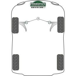 Powerflex|Silentblock Powerflex PFF85-1202 Traseira Chasis