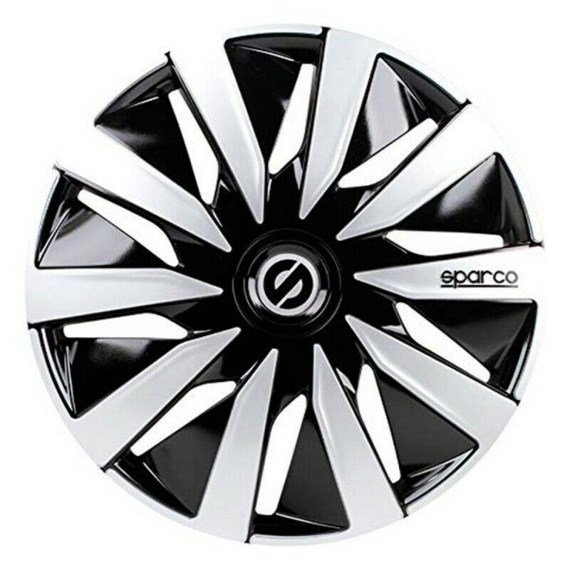 Sparco|Tapacubos Sparco SPC1491BKSV Prateado Preto 14" Preto/Prateado Sparco|Tapacubos Sparco SPC1491BKSV Prateado Preto 14" Preto/Prateado