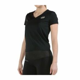 Bullpadel|Camisola de Manga Curta Mulher Bullpadel Pital Preto