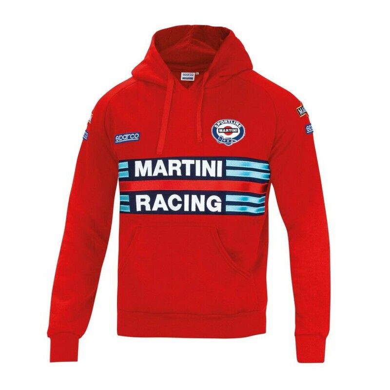 Sparco|Polar com Capuz Homem Sparco Martini Racing Vermelho Sparco|Polar com Capuz Homem Sparco Martini Racing Vermelho