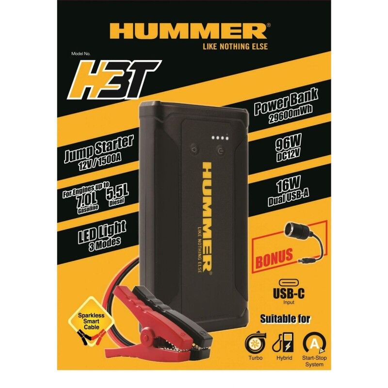 Hummer|Arrancador Hummer HUMMH3T 12 V 8000 Ah