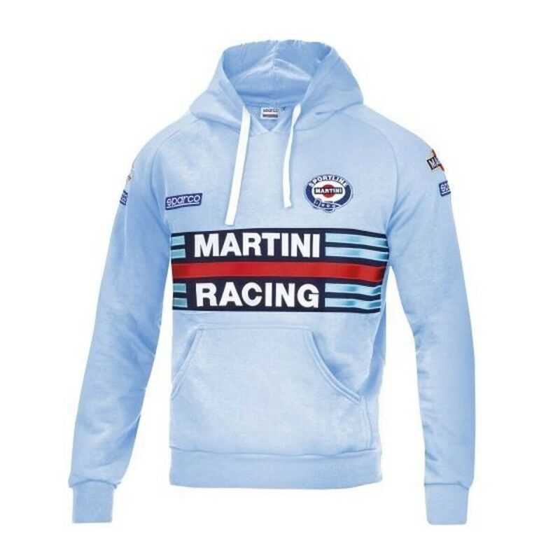 Sparco|Polar com Capuz Sparco Martini Racing Azul M Sparco|Polar com Capuz Sparco Martini Racing Azul M