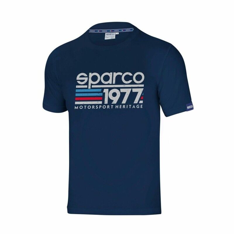 Sparco|Camisola de Manga Curta Sparco S01329BM2M Azul Marinho Sparco|Camisola de Manga Curta Sparco S01329BM2M Azul Marinho