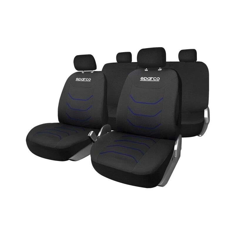 Sparco|Conjunto de Capas para Assentos Sparco Corsa Preto/Azul
