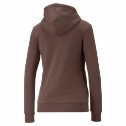 Puma|Polar com Capuz Mulher Puma Castanho