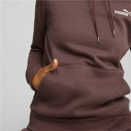 Puma|Polar com Capuz Mulher Puma Castanho