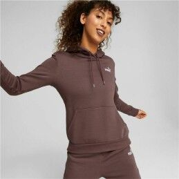 Puma|Polar com Capuz Mulher Puma Castanho