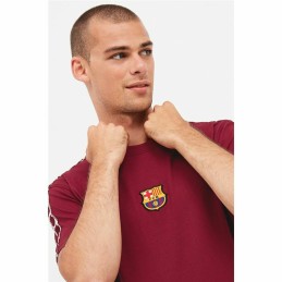 T-Shirt de Futebol de Manga Curta Homem F.C. Barcelona Castanho