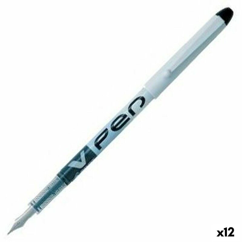 Pilot|Pena de Caligrafia Pilot V Pen Descartável 0,4 mm Preto 12 Unidades Pilot|Pena de Caligrafia Pilot V Pen Descartável 0,4 mm Preto 12 Unidades