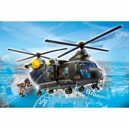 Playmobil|Conjunto de brinquedos Playmobil Police Plane City Action Plástico