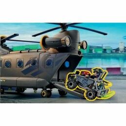 Playmobil|Conjunto de brinquedos Playmobil Police Plane City Action Plástico