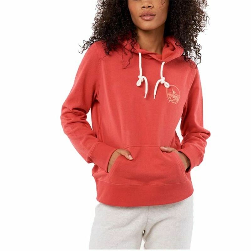 Rip Curl|Polar com Capuz Mulher Rip Curl Re Entry Vermelho Rip Curl|Polar com Capuz Mulher Rip Curl Re Entry Vermelho
