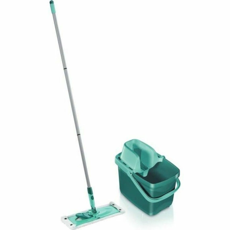 Mop with Bucket Leifheit Combi Clean M Verde Metal Plástico