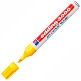 Edding|Rotulador permanente Edding 3000 Amarelo (10 Unidades)