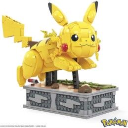 Pokémon|Kit de construção Pokémon Mega Construx - Motion Pikachu 1095 Peças
