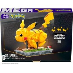 Pokémon|Kit de construção Pokémon Mega Construx - Motion Pikachu 1095 Peças