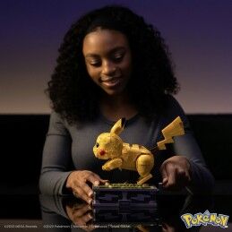Pokémon|Kit de construção Pokémon Mega Construx - Motion Pikachu 1095 Peças