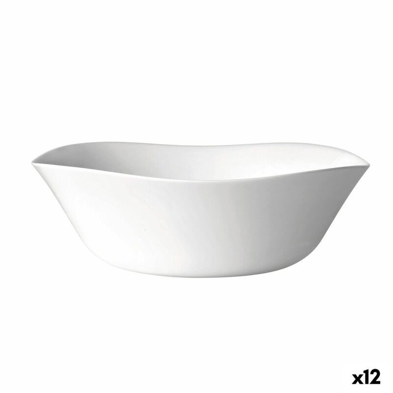 Bormioli Rocco|Saladeira Bormioli Rocco Parma Branco Vidro (24 cm) (12 Unidades) Bormioli Rocco|Saladeira Bormioli Rocco Parma Branco Vidro (24 cm) (12 Unidades)