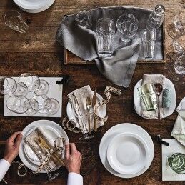Bormioli Rocco|Saladeira Bormioli Rocco Parma Branco Vidro (24 cm) (12 Unidades)
