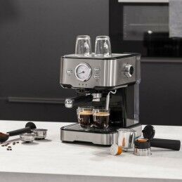 Princess|Máquina de Café Expresso Manual Princess 01.249412.01.001 Aço 1,5 L