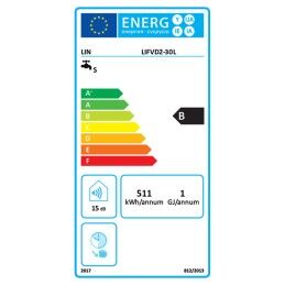 Lin|Termo Elétrico Lin LIFVD2 30L biały 30 L