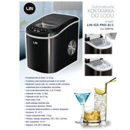 Lin|Máquina de Fazer Gelo Lin ICE PRO-B12 Preto 112 W 2,2 L