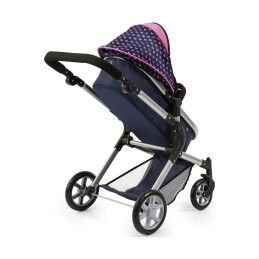 Reig|Carrinho para Bonecas Reig Combi Neo Pro Azul Marinho 63 cm