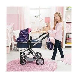 Reig|Carrinho para Bonecas Reig Combi Neo Pro Azul Marinho 63 cm