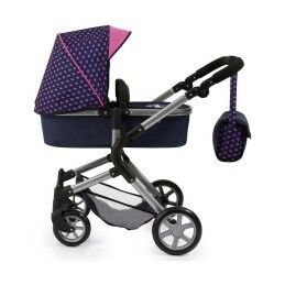 Reig|Carrinho para Bonecas Reig Combi Neo Pro Azul Marinho 63 cm