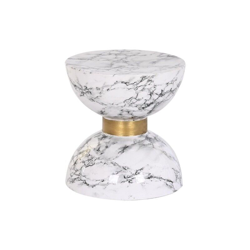 DKD Home Decor|Mesa de apoio DKD Home Decor Branco Ferro 33 x 33 x 35 cm