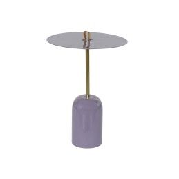 DKD Home Decor|Mesa de apoio DKD Home Decor Pele Ferro Lacado (40 x 40 x 56 cm)