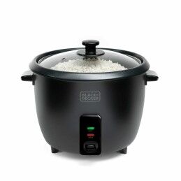 Black & Decker|Panela de Arroz Black & Decker BXRC1800E Preto 1,8 L Branco Alumínio 700 W