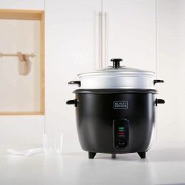 Black & Decker|Panela de Arroz Black & Decker BXRC1800E Preto 1,8 L Branco Alumínio 700 W