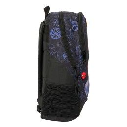 Spider-Man|Mochila Escolar Spider-Man Attack Preto 32 x 44 x 16 cm