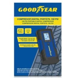Goodyear|Compressor de Ar Portátil com LED Goodyear GOD0019 2600 mAh 150 PSI 7,4 V