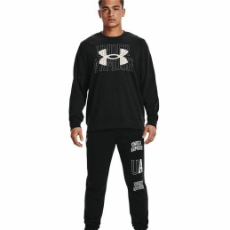 Camisola de Manga Comprida Homem Under Armour Logo Crew Preto