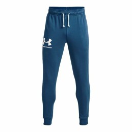 Calças para Adultos Under Armour Rival Terry Azul Homem