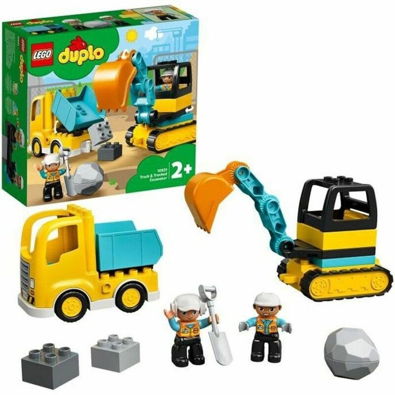 Lego|Playset Lego Construction 10931 Truck and Backhoe