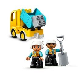 Lego|Playset Lego Construction 10931 Truck and Backhoe