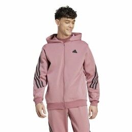 Adidas|Polar com Capuz Homem Adidas Future Icons 3 Bandas
