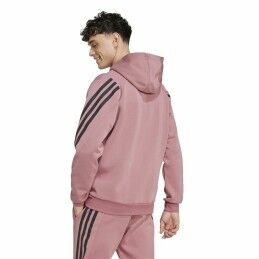 Adidas|Polar com Capuz Homem Adidas Future Icons 3 Bandas