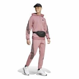 Adidas|Polar com Capuz Homem Adidas Future Icons 3 Bandas