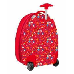 Stitch|Trolley de Cabine Stitch GOOD DAY Vermelho 28 x 43 x 23 cm